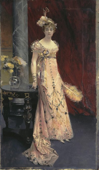 Ritratto di Daria Beauharnais da Francois Flameng